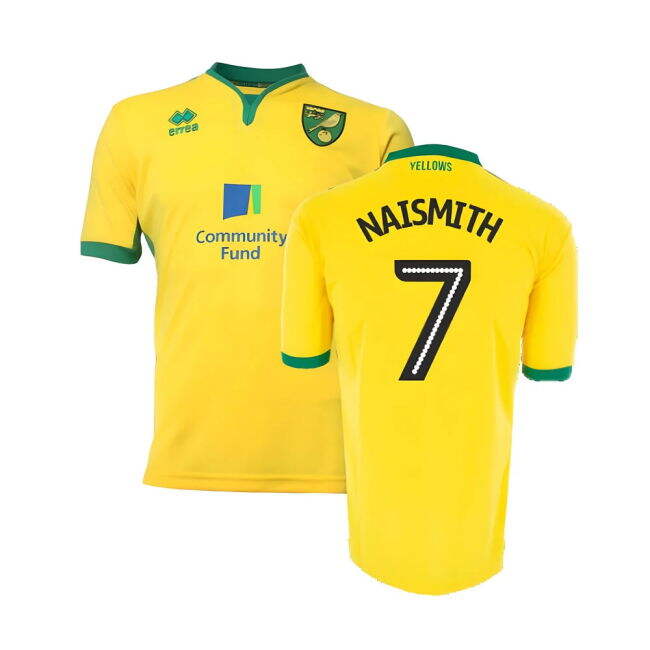 Norwich City 2016-17 Home Shirt ((Good) XXL) (Naismith 7)