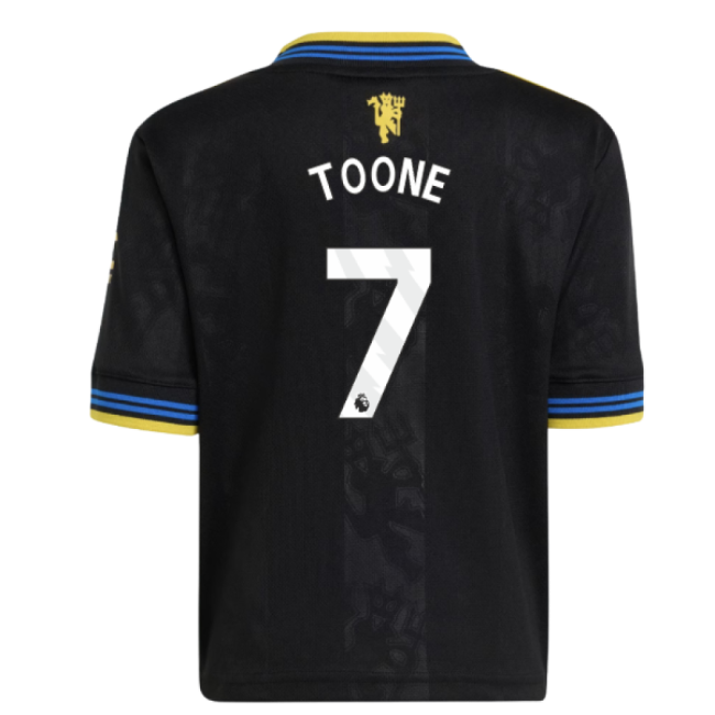 2025-20 Manchester United Third Football Jersey Toone Printing M S