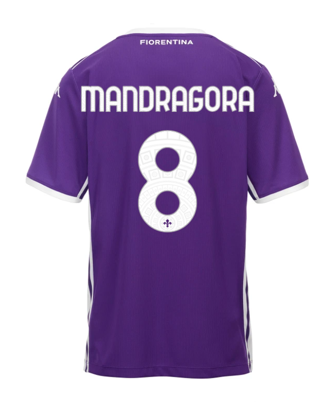 Fiorentina 2526 Home Shirt MANDRAGORA 8 - Official Replica 15575