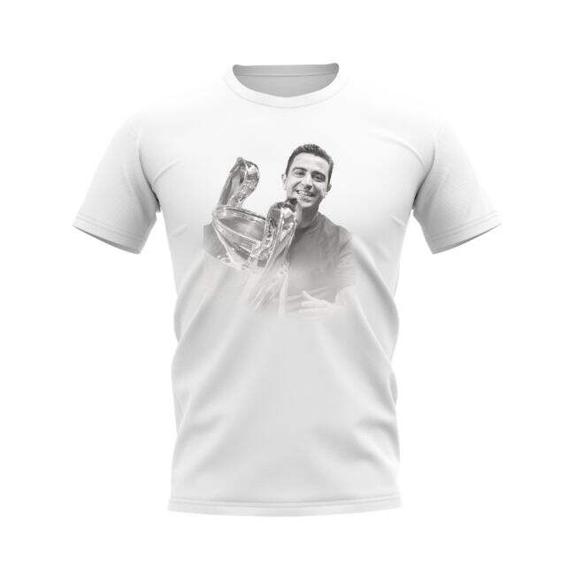 Xavi Barcelona Legend T-Shirt (White)