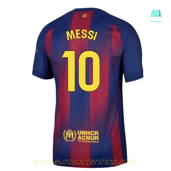 2025-2026 Barcelona Authentic Home Shirt (Messi 10)