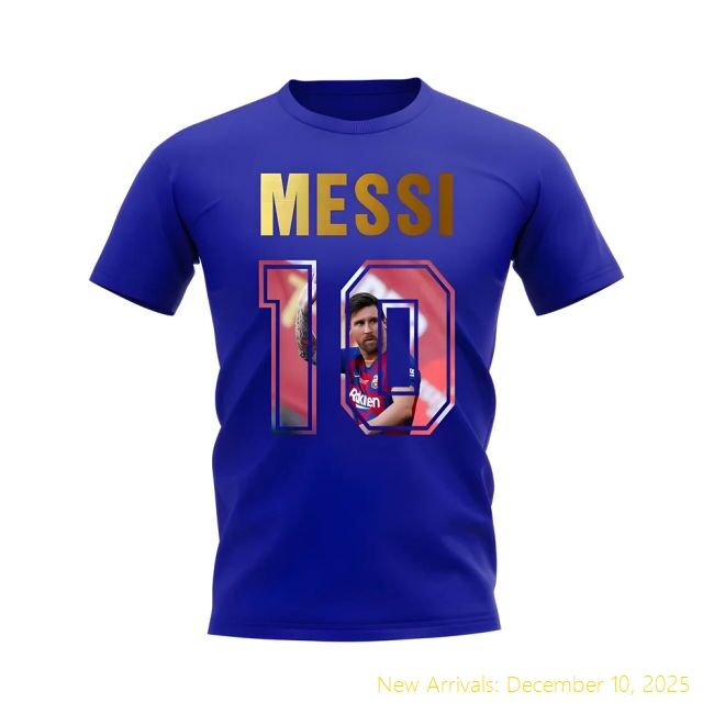 Barca Lionel Messi Name And Number Barcelona T-Professional Shirt
