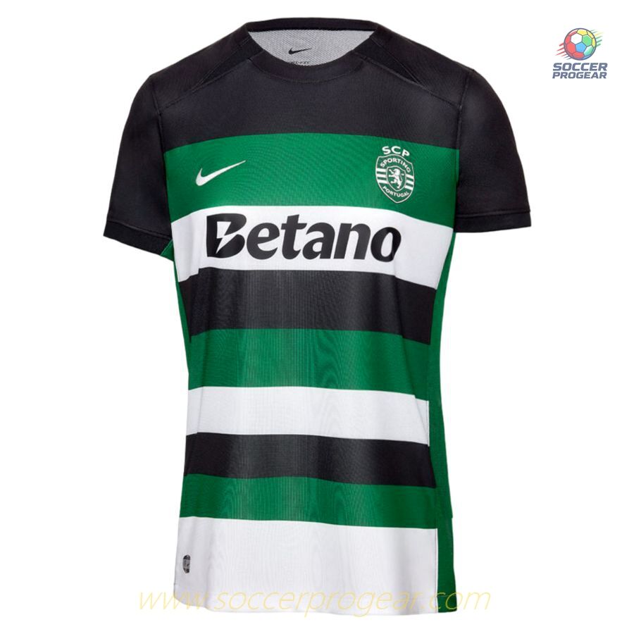 Sporting Home Soccer Football Shirt 2024-25 Edition Women