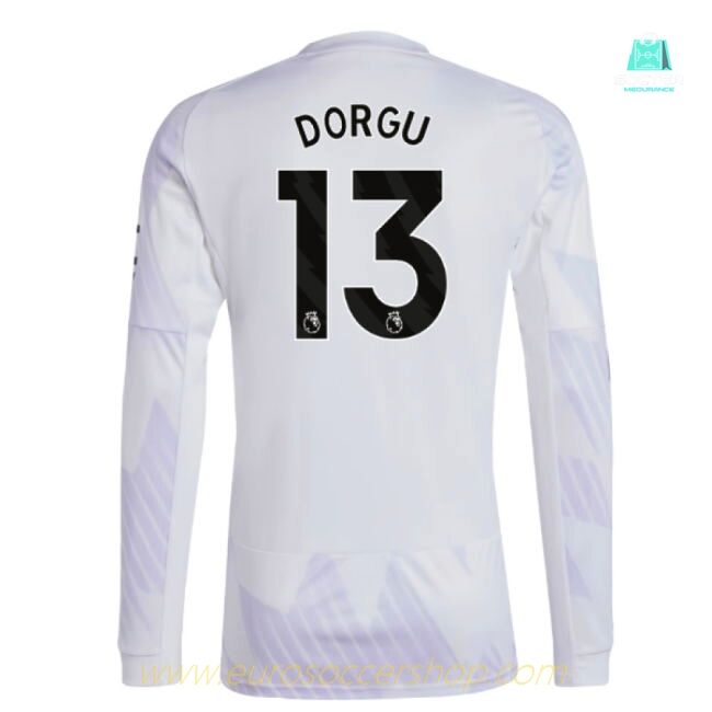 2025-2026 Man Utd Long Sleeve Away Shirt (Dorgu 13)