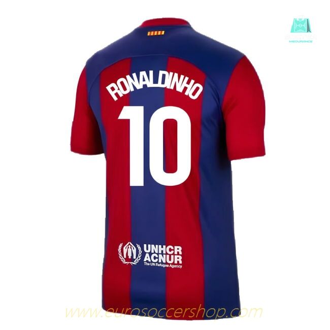 2023-2024 Barcelona Home Shirt (Ronaldinho 10)