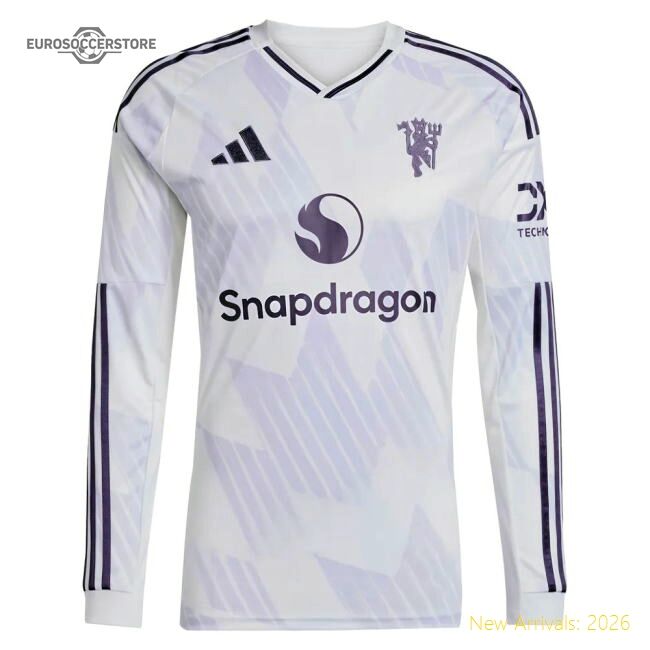 Official 2025-2026 Man Utd Long Sleeve Away Shirt (ronaldo 7)