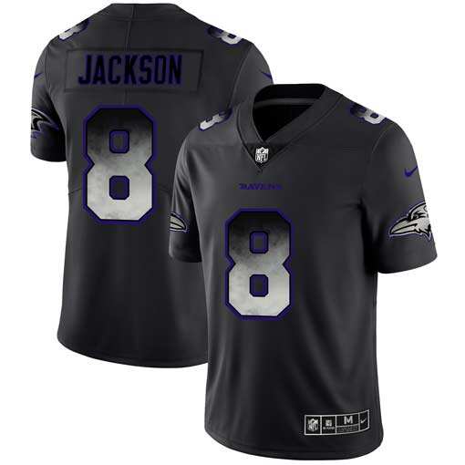 None #None Black Black Smoke NFL Limited Jersey high-quality