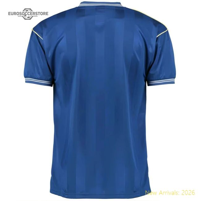 Official Score Draw Everton 1986 Home Shirt (your Name) - Premium