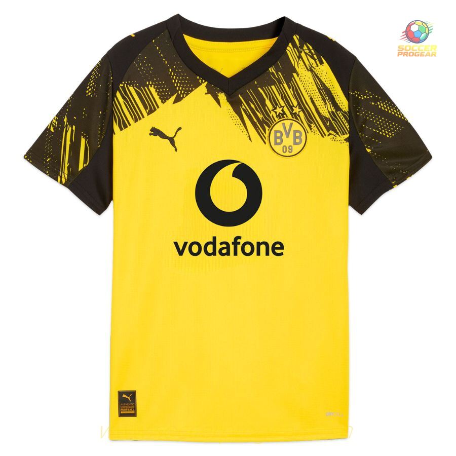 Soccer Team Shirt Youth BVB Dortmund Home 2025-2026 Season