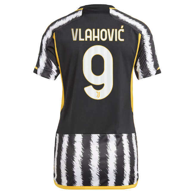 2324 Juventus Home Soccer Jersey Women's Football Shirt - Vlahovic 9