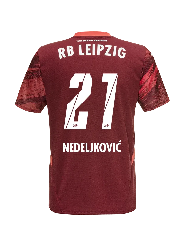 RB Leipzig 24-25 Season Away Jersey with NEDELJKOVIĆ 21 Printing