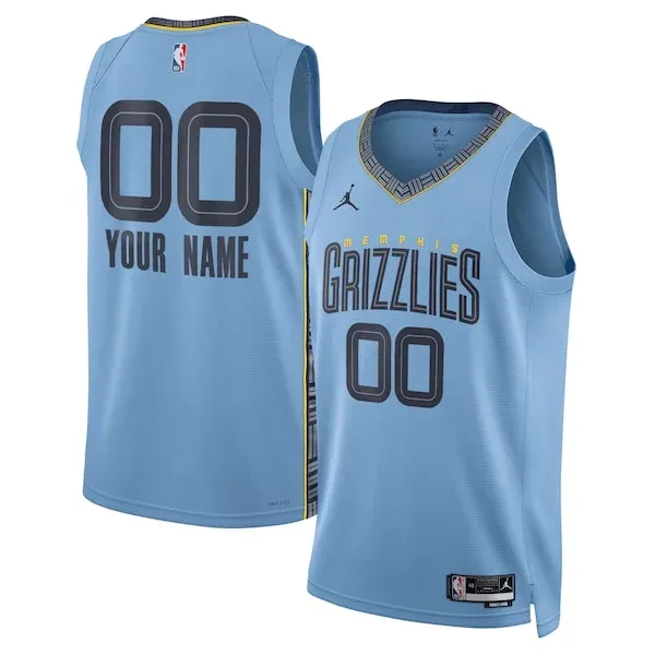 Memphis Grizzlies MEM Swingman Jersey - retro high-quality - Blue