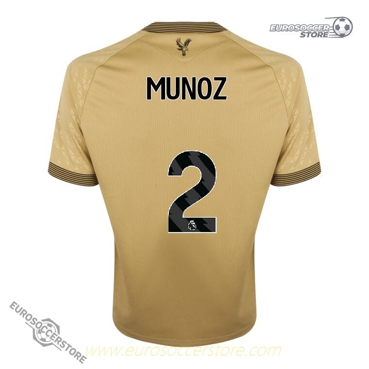 MUNOZ's Crystal Palace Away Jersey for the 25-26 Season