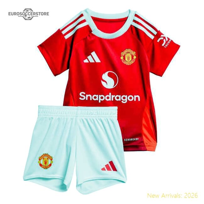 Premium 2024-2025 Man Utd Home Baby Kit - Premium Quality Football