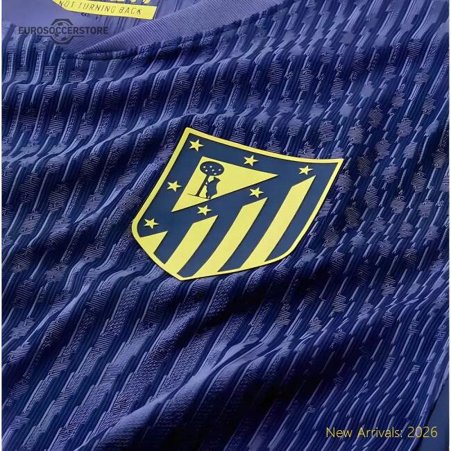 High-Quality 2025-2026 Atletico Madrid Authentic Away Shirt