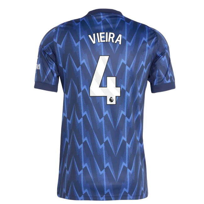 2025-20 Arsenal Away Soccer Shirt Vieira #4 L S