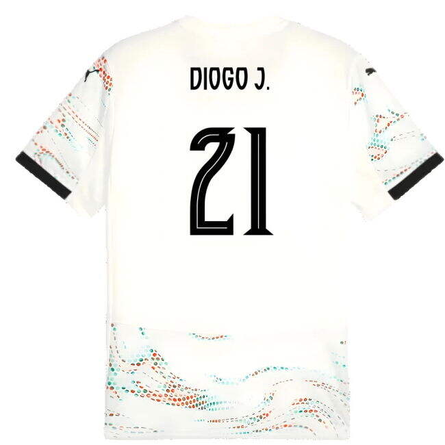 2025-2026 Portugal Away Shirt (Diogo J. 21) Authentic Netherlands