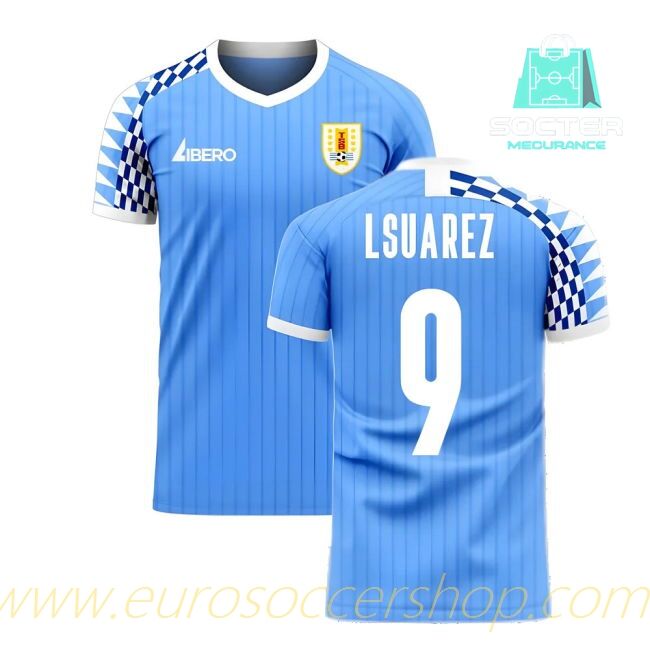 2025/26 Campaign Uruguay Home Shirt Design Concept (L SUAREZ 9)