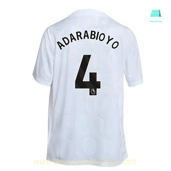 2025-2026 Chelsea Academy Pro Pre-Match Football Top (White) (Adarabioyo 4)