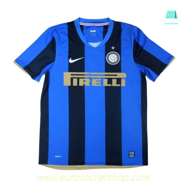 Inter Milan 2008-09 Home Shirt (XL) Mancini #33 (Good)