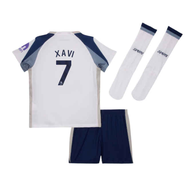 Superior 2025-2026 Spurs Home Little Kids Mini Kit (xavi 7)