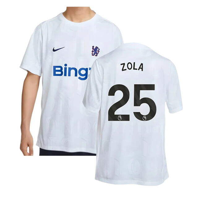 Breathable 2025-2026 Chelsea Vintage Jersey - Quick-Dry White Adu#919