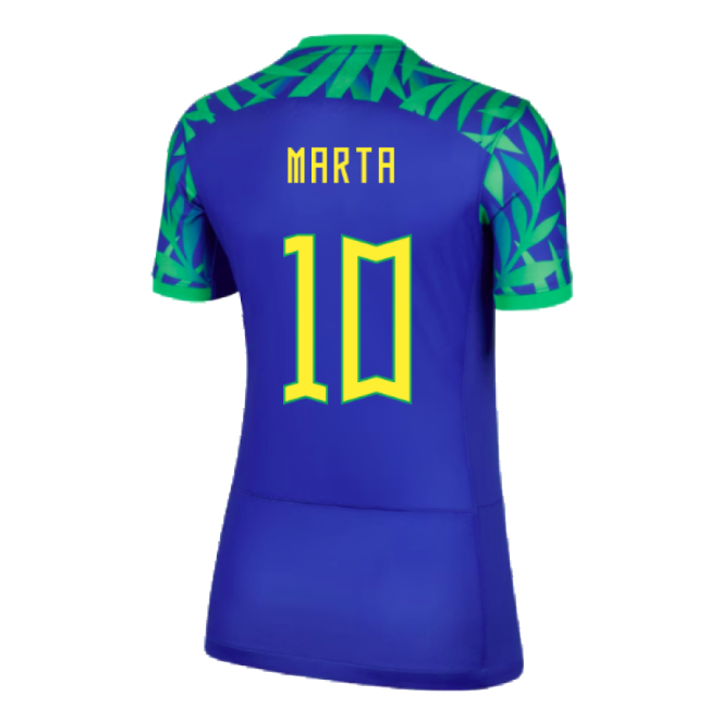 Fan Quality Brazil Away Replica Jersey (Adults) (Marta 10)