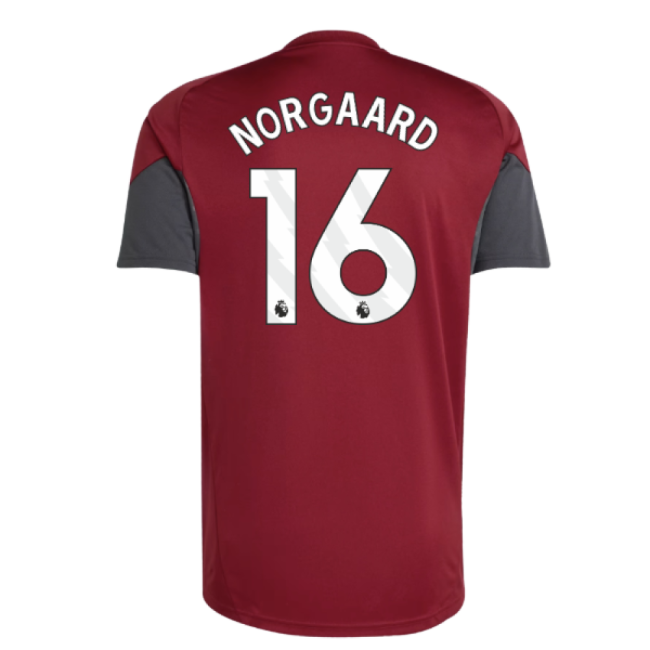 2025-20 Arsenal Training Football Kit Norgaard #16 L S