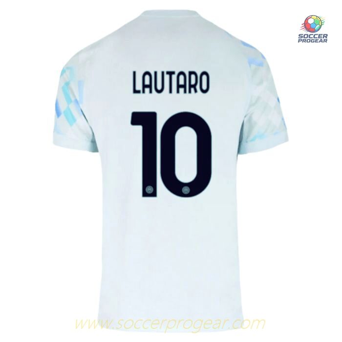 Inter Milan Away Team Jersey 2025-2026 Season Lautaro
