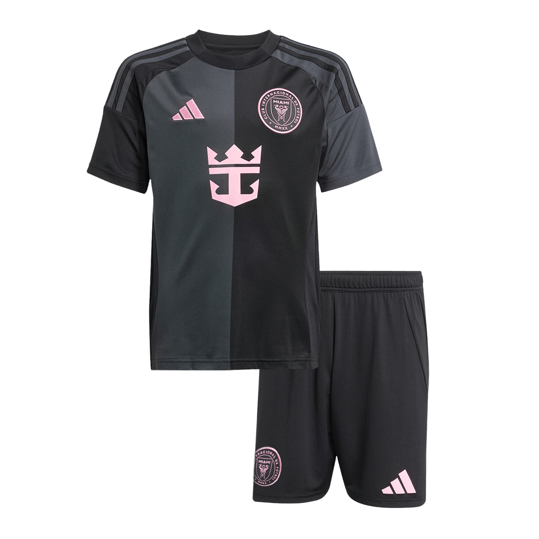 Kid's Inter Miami CF Away Soccer Jersey Kit(Jersey+Shorts) 2025Authent