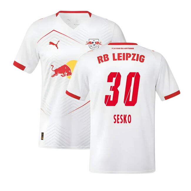 2025-2026 Red Bull Leipzig Home Shirt (Sesko 30)
