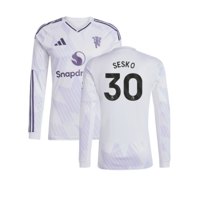 2025-20 Man Utd Away Football Kit Sesko #30 L M S