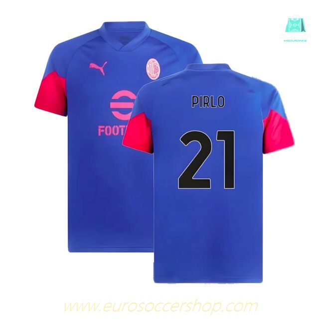 2023-2024 AC Milan Training Jersey (Royal Sapphire) (Pirlo 21)
