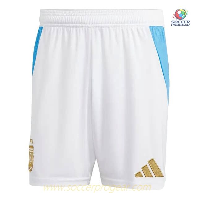 Argentina Home Kids' Soccer Uniform Team Jersey 2024-25 Edition Messi