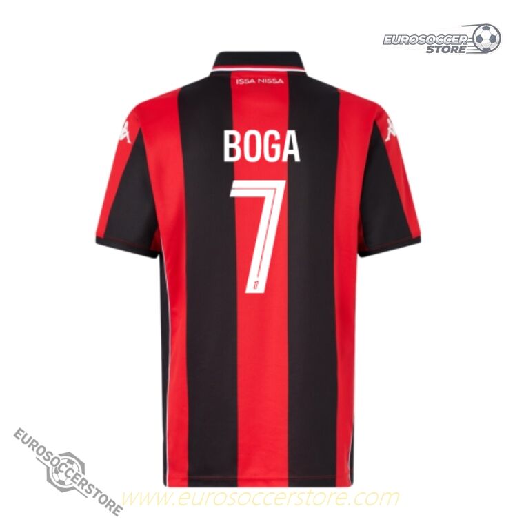 OGC Nice Home BOGA 7 Football Jersey for the 25-26 Season
