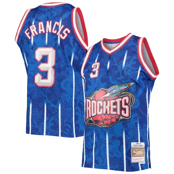 Steve Francis HOU Swingman Jersey - contemporary Basketball - Blue