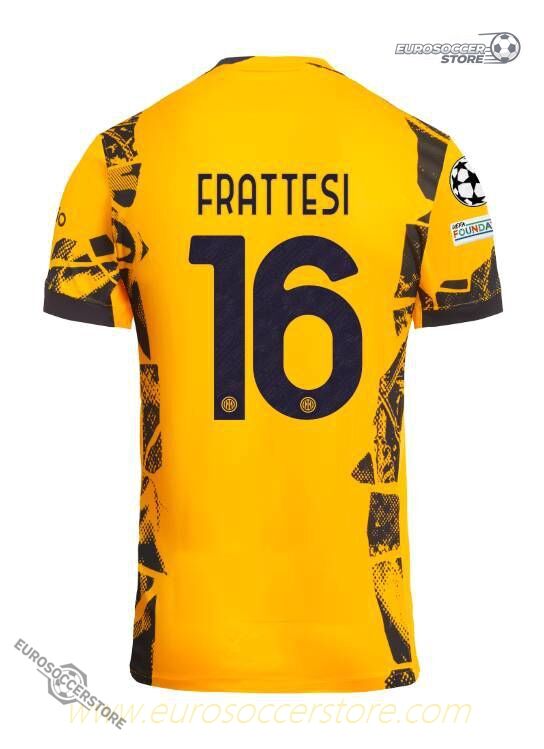 Inter Milan 24-25 Champions League Final FRATTESI No.16 Jersey