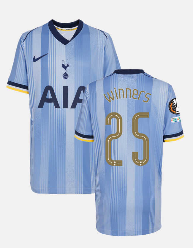 Europa League Winners Tottenham Hotspur Away Soccer Jersey 2024/25Auth