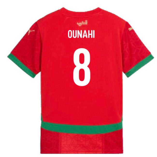 Match-Ready 2024-2025 Morocco Home Shirt (Kids) (Ounahi 8)