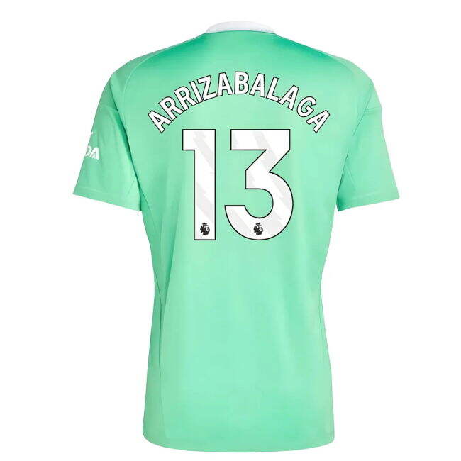 Arsenal Arsenal Third Goalkeeper Shirt Green Arrizabalaga #13 Auth...