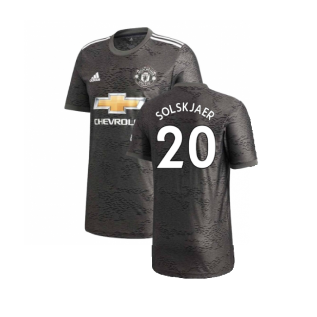 Manchester United 2020-21 Away Shirt ((Excellent) L) (SOLSKJAER 20)
