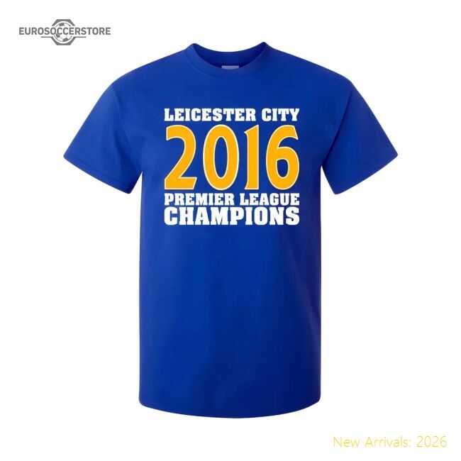Leicester City 2016 Premier League Champions T-shirt (okazaki 20) Blue