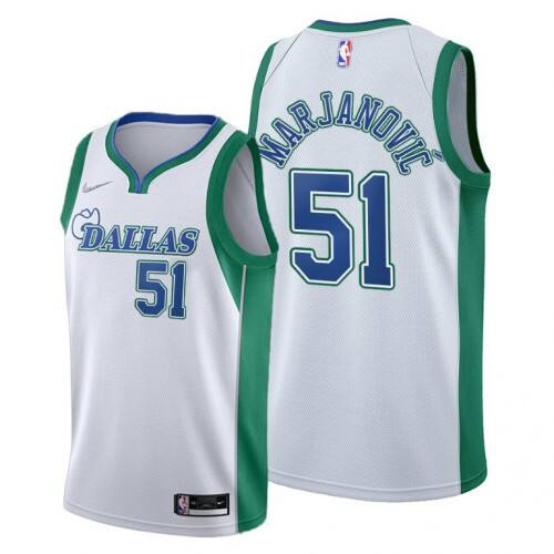 Dallas Mavericks Boban #51 Authentic Style Player Jersey Retro Style