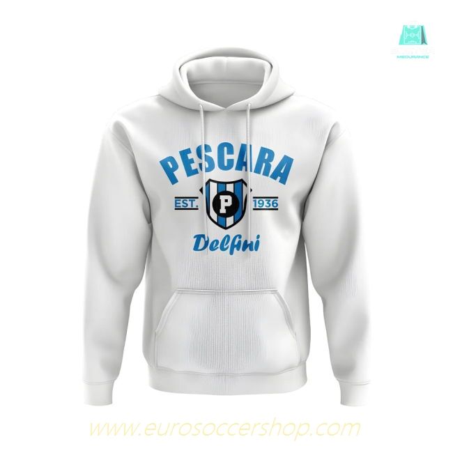 Pescara Established Football Hoody (White)