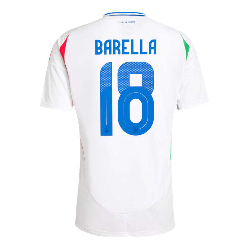 UEFA Euro 2024 Italy Away Shirt BARELLA 18 - Official Replica 26641