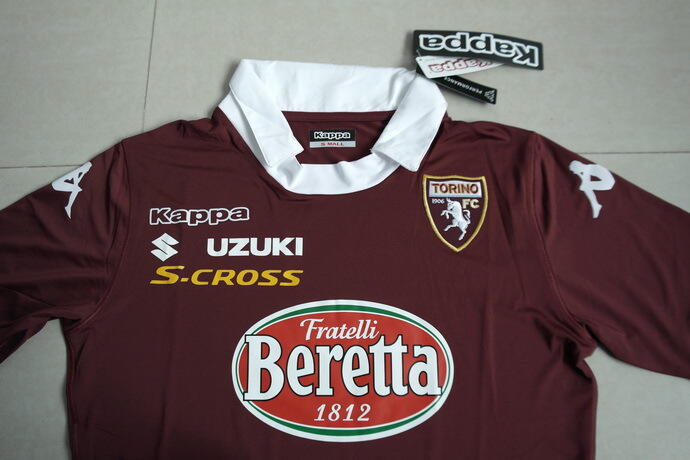 13-14 Torino FC Home Red Soccer Jersey KitShirtShorts - Official