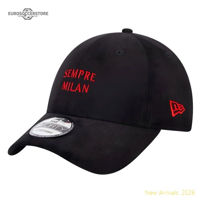 Exceptional Ac Milan Needle Cord Black 9forty Adjustable Cap