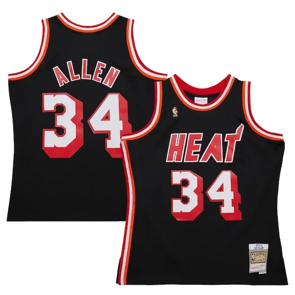 Ray Allen MIA Swingman Jersey - high-quality NBA - Black casual