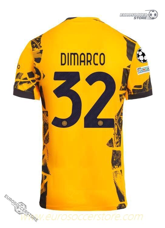 Inter Milan 24-25 Season Champions League Final DIMARCO Number 32 Jersey