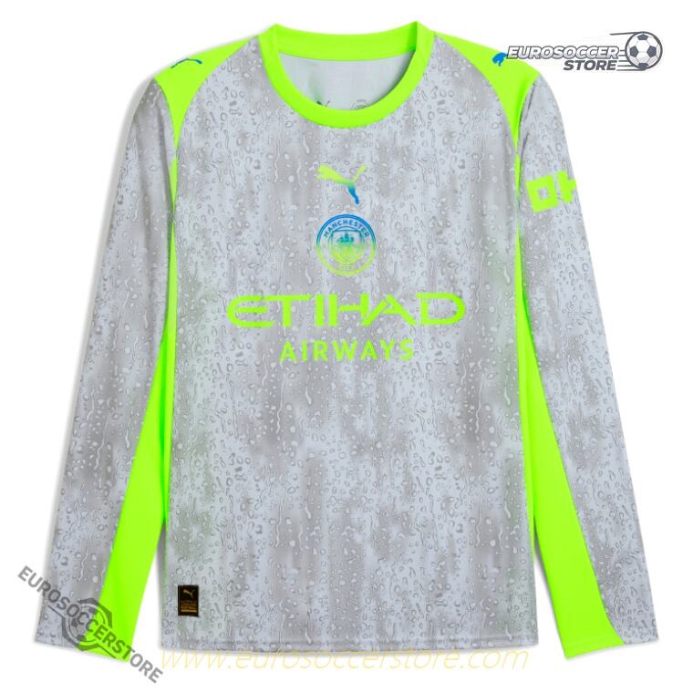 25-26 Season Manchester City Third Version Long Sleeve Football Jersey REIJNDERS 4